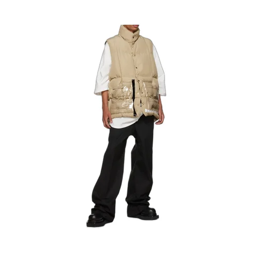 High-Neck Padded Gilet