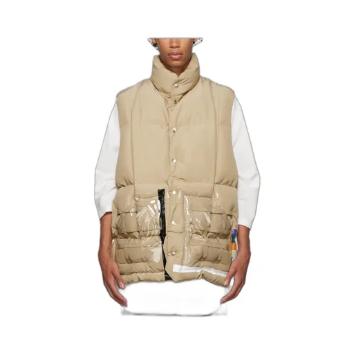 High-Neck Padded Gilet