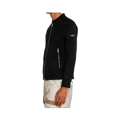Double-Zip Suede Jacket