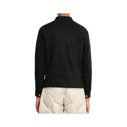 Double-Zip Suede Jacket