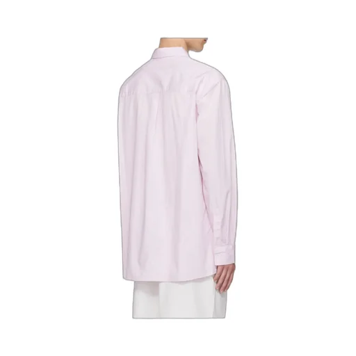 Striped Poplin Pajama Long Shirt