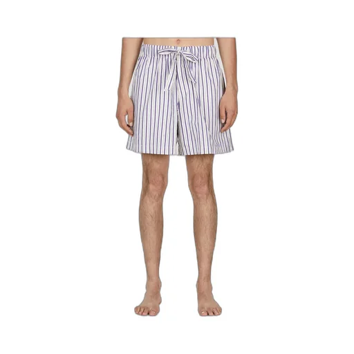 Lido Poplin Striped Sleep Shorts
