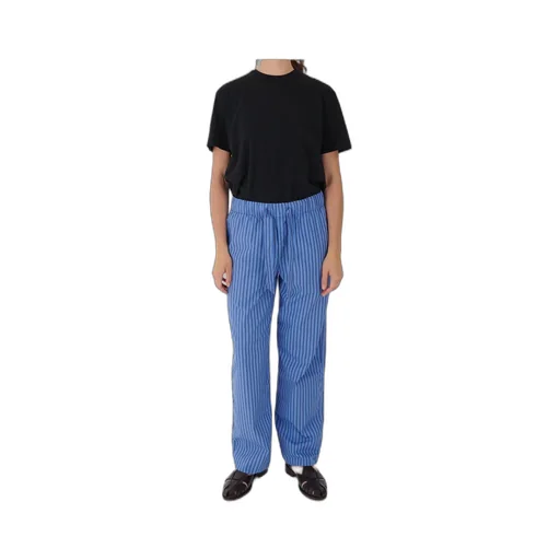 Striped Poplin Pajama Pants