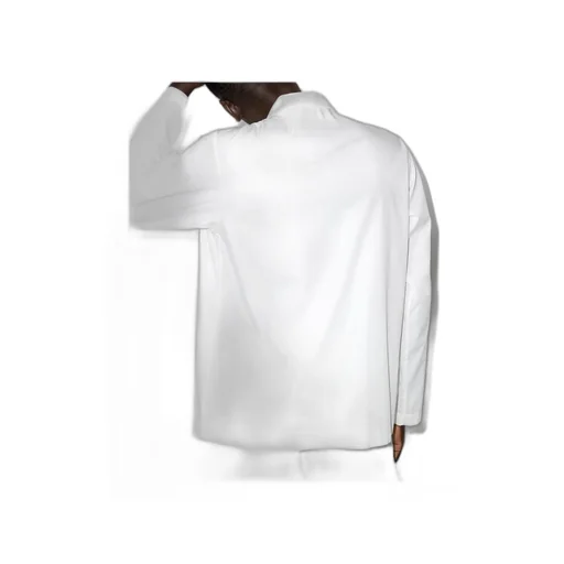 Buttoned Poplin Pajama Shirt