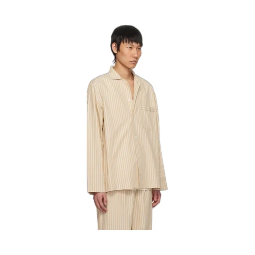 Poplin Long-Sleeved Pyjama Shirt
