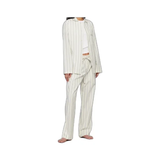 Striped Long-Sleeved Shirt Pajamas