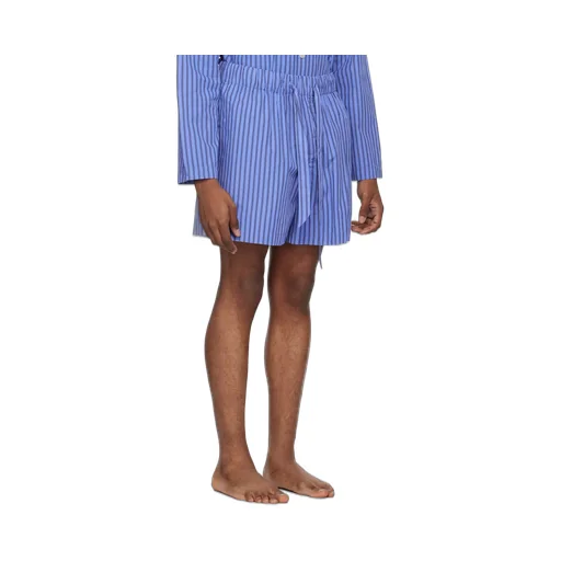 Striped Drawstring Pajama Shorts