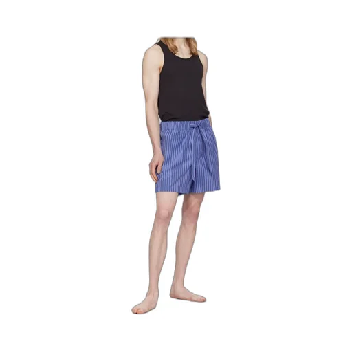 Striped Drawstring Pajama Shorts