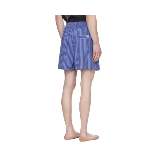 Striped Drawstring Pajama Shorts