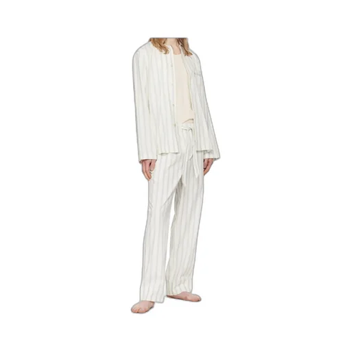 Striped Long-Sleeved Shirt Pajamas