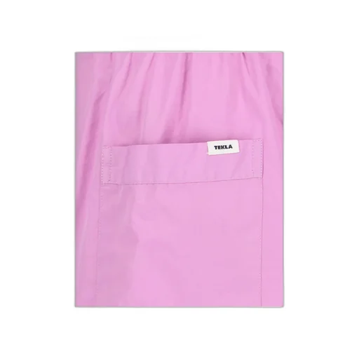 High-Waist Drawstring Poplin Shorts