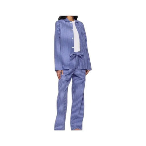 Striped Poplin Pajama Shirt