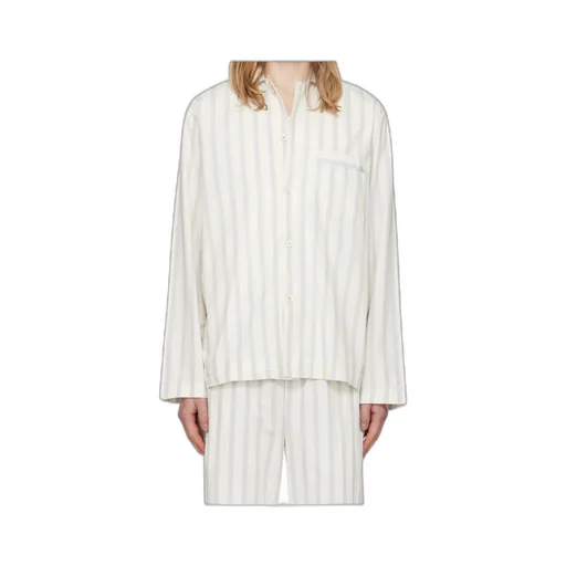 Striped Long-Sleeved Shirt Pajamas