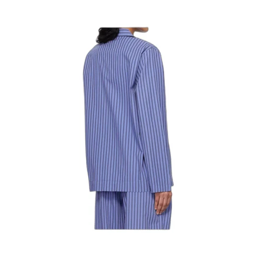 Striped Poplin Pajama Shirt