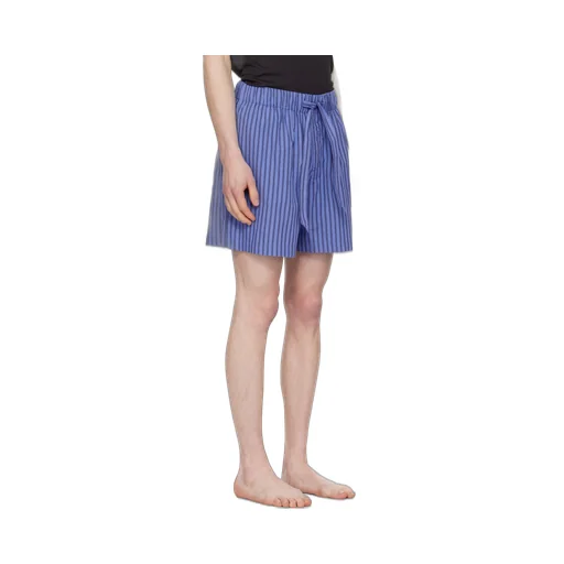 Striped Drawstring Pajama Shorts