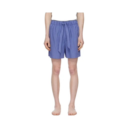 Striped Drawstring Pajama Shorts