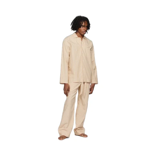 Poplin Long-Sleeved Pyjama Shirt