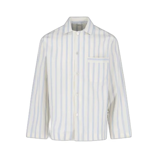 Striped Long-Sleeved Shirt Pajamas