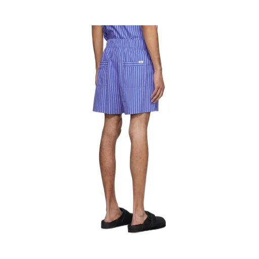 Striped Drawstring Pajama Shorts