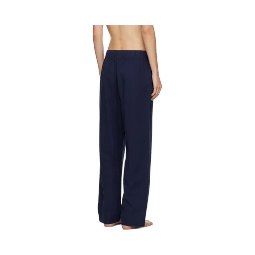 Drawstring Poplin Pajama Trousers