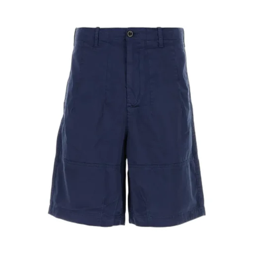 Stretch-Cotton Bermuda Shorts