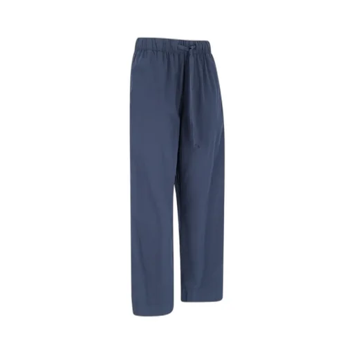 Drawstring Poplin Pajama Trousers