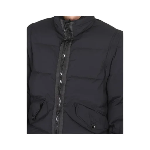 High-Neck Zipped Padded Jacket