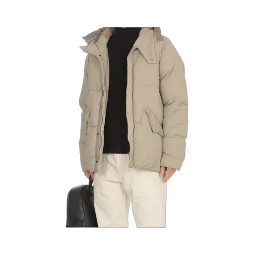 Hooded Long-Sleeved Padded Jacket
