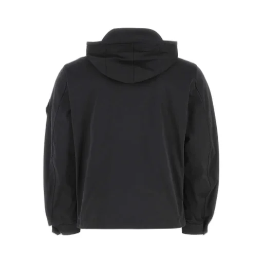 Long-Sleeved Hooded Drawstring Jacket