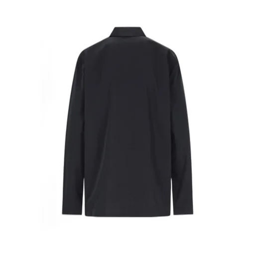 Relaxed Fit Poplin Pajama Shirt