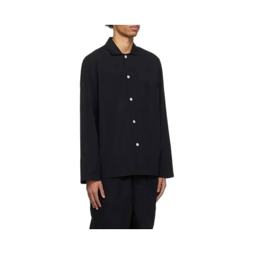 Relaxed Fit Poplin Pajama Shirt