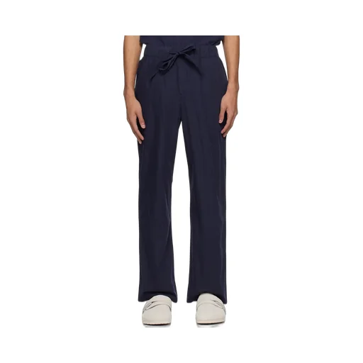 Drawstring Poplin Pajama Trousers