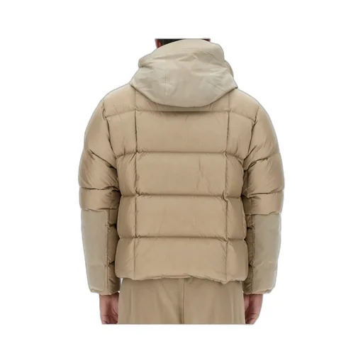 Drawstring Hooded Padded Coat