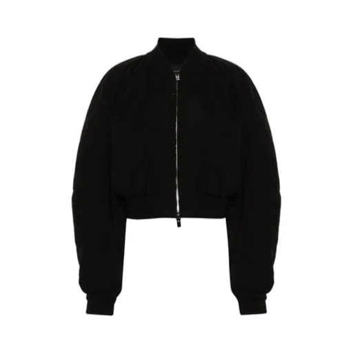 Sierra Zip-Up Cropped Bomber Jacket