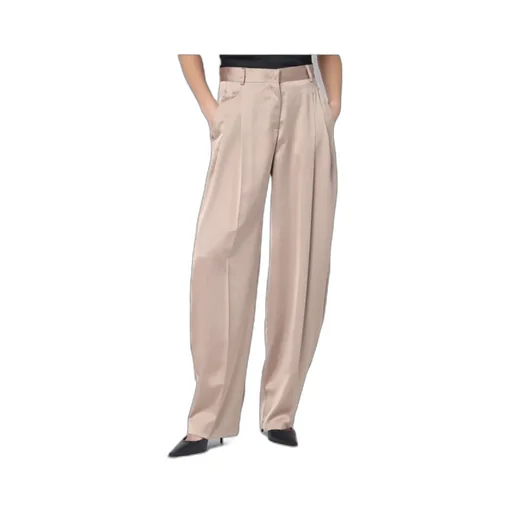 Pleated Wide-Leg Pants