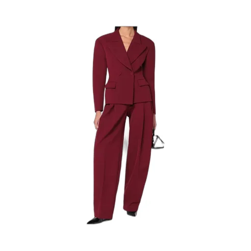 Pleated Wide-Leg Pants