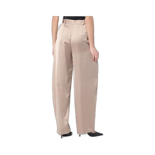 Pleated Wide-Leg Pants