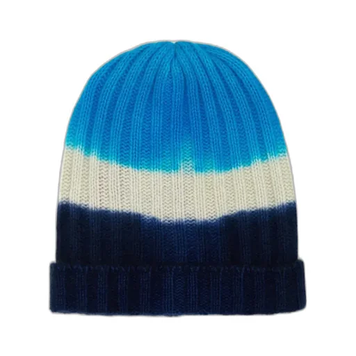 Tie-Dyed Chunky Ribbed-Knit Beanie