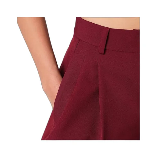 Pleated Wide-Leg Pants