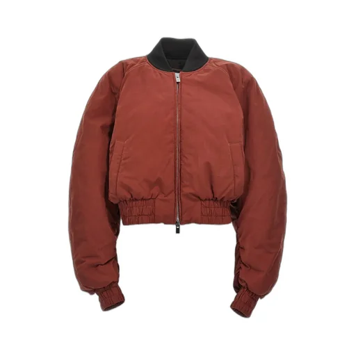 Sierra Zip-Up Cropped Bomber Jacket