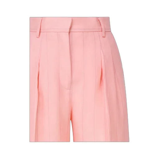 Pinstriped Pleat Detailed Trousers