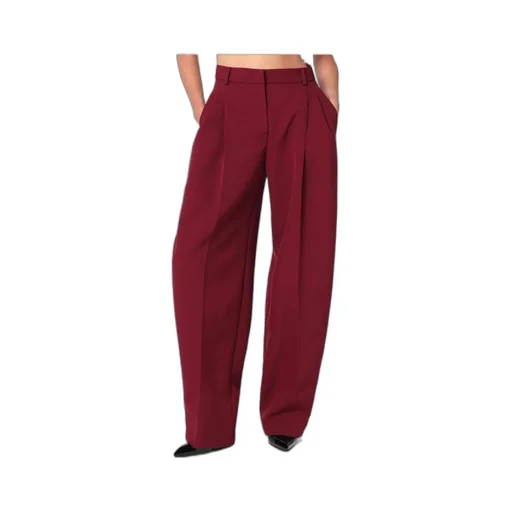 Pleated Wide-Leg Pants