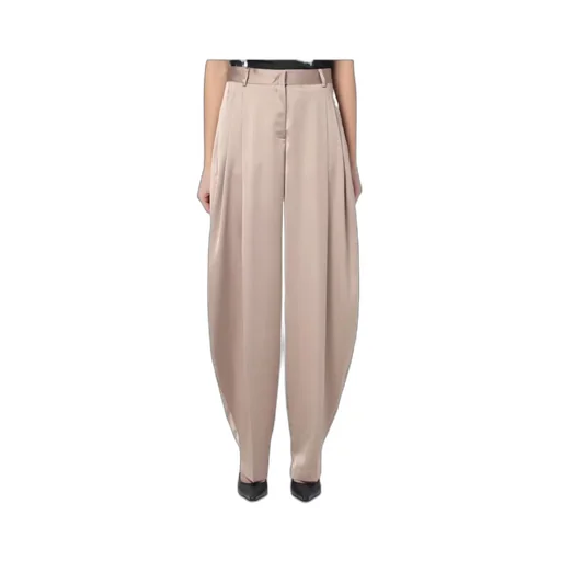 Pleated Wide-Leg Pants