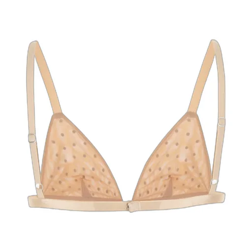 Embellished Strapped Triangle Bra