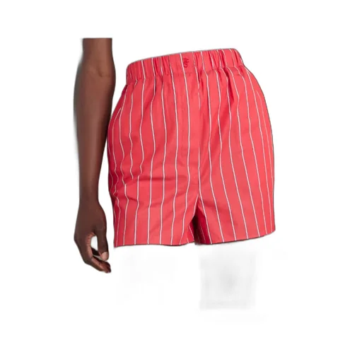 Lui Striped Cotton-Poplin Shorts