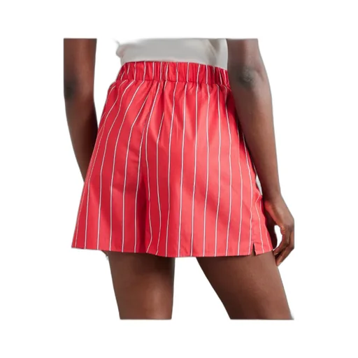Lui Striped Cotton-Poplin Shorts