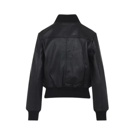 Long Sleeve Leather Jacket