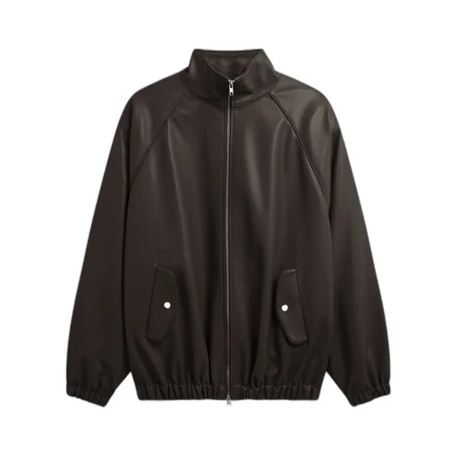 Senta Faux Leather Bomber