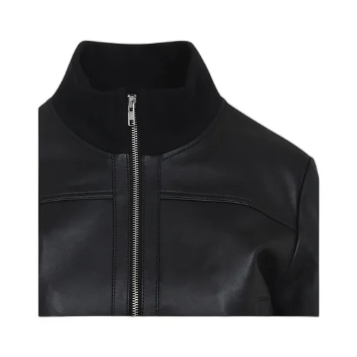 Long Sleeve Leather Jacket