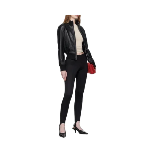 Long Sleeve Leather Jacket